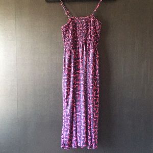 Navy lobster sun dress, stretchy top, fits most!